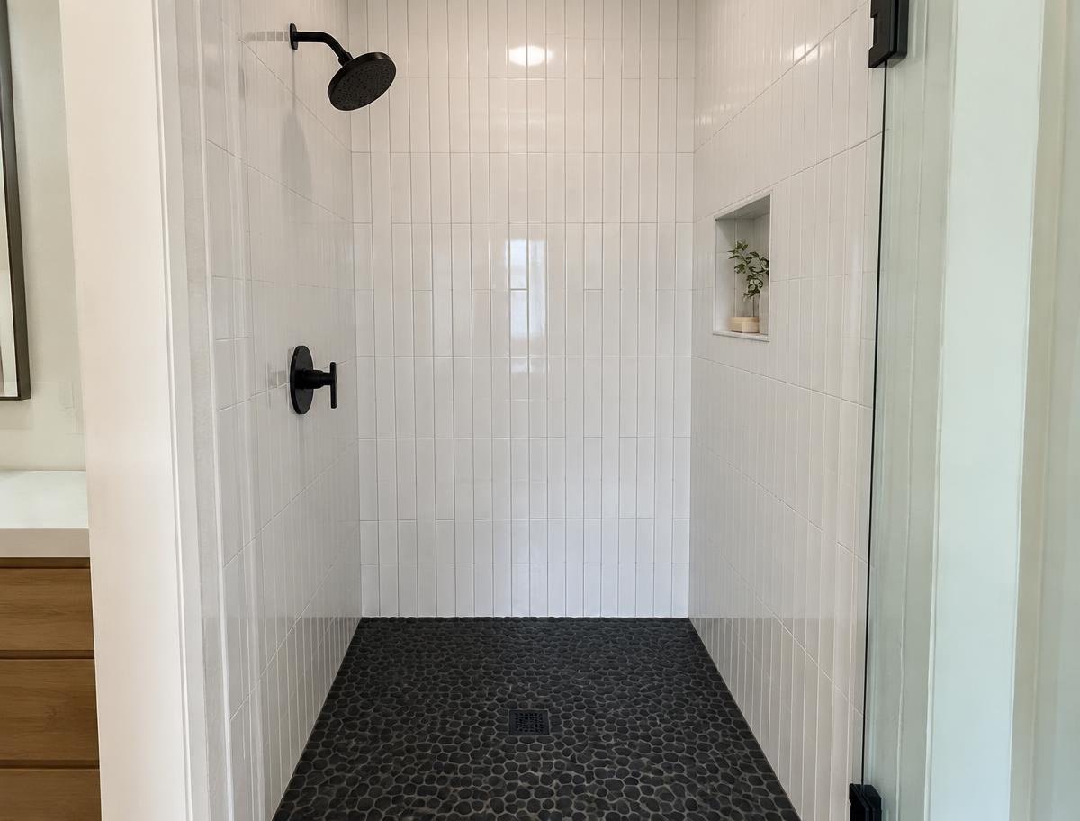Illustrative tile and bathroom example 1
