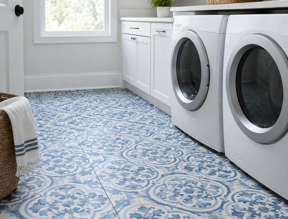Illustrative tile and bathroom example 3