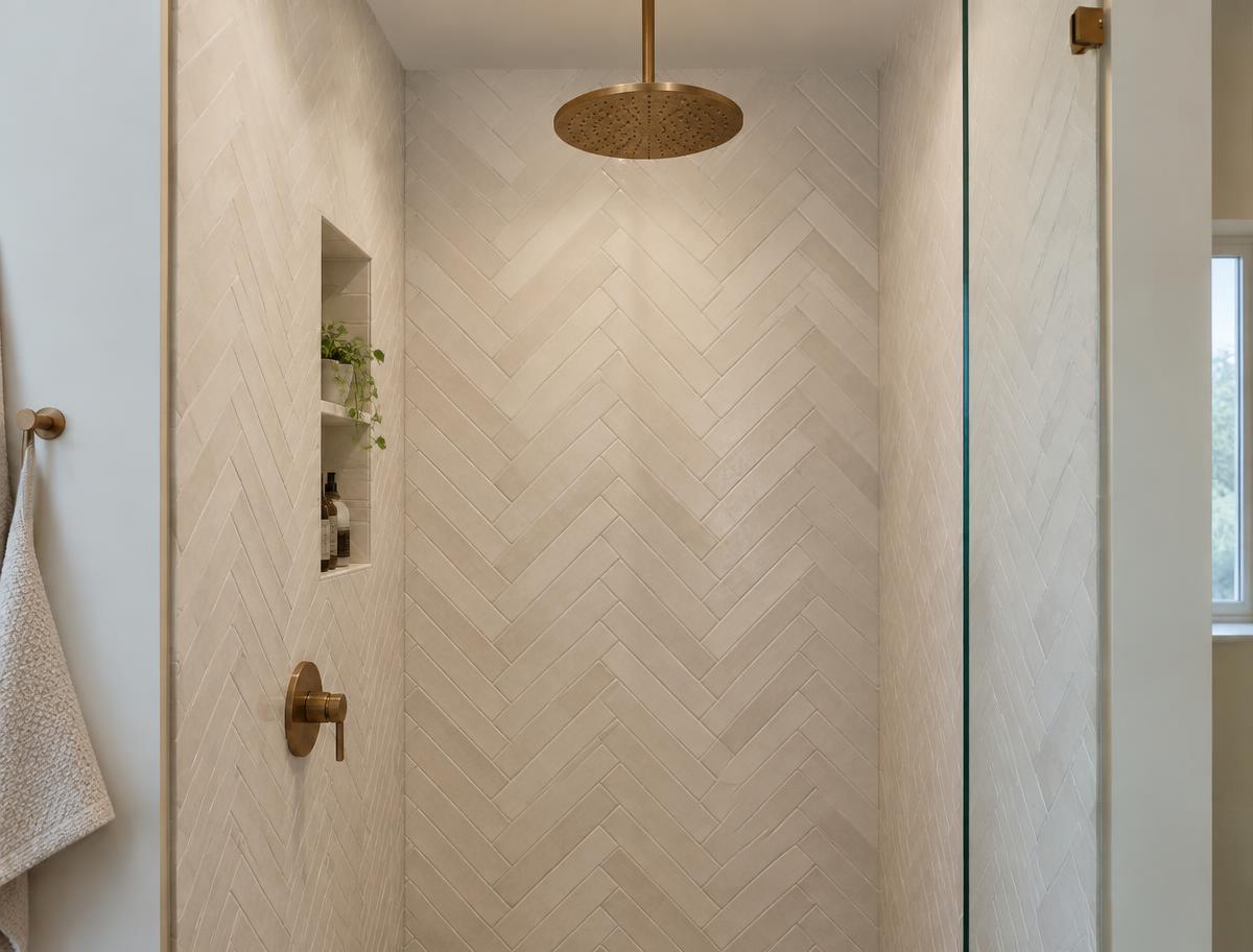Illustrative tile and bathroom example 4