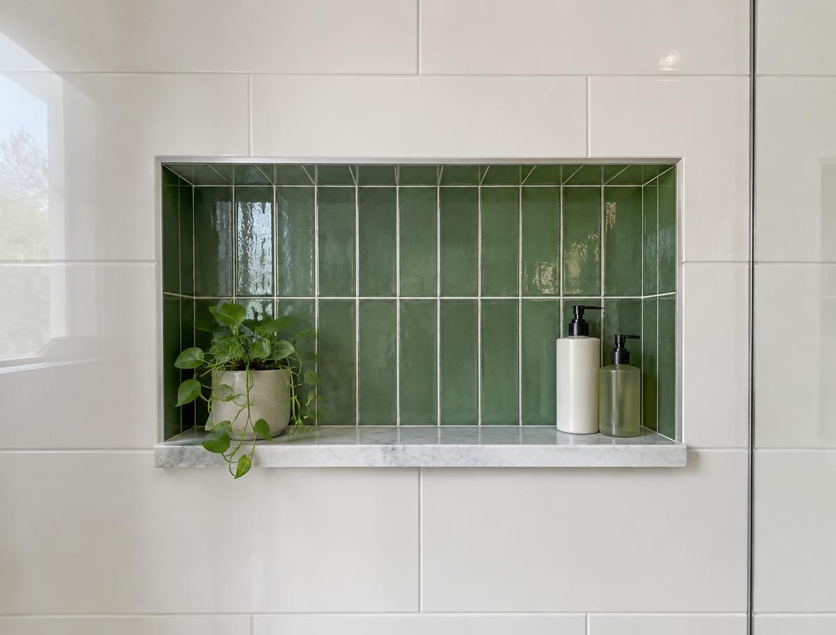 Illustrative tile and bathroom example 1