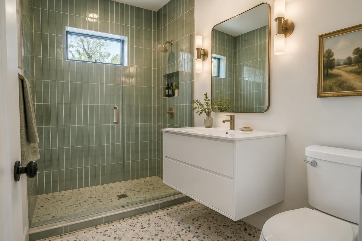 Illustrative bathroom remodeling service example