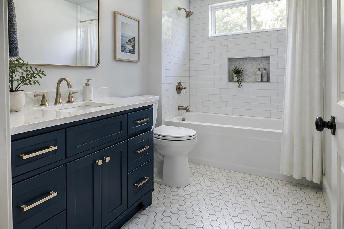 Illustrative bathroom remodeling service example